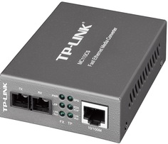 Медиаконвертер TP-LINK MC110CS 10/100Mbit RJ45 100Mbit SC (серый)