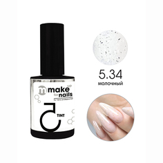 Nano Professional, База цветная Make up for nails Tint 5.34, 15 мл