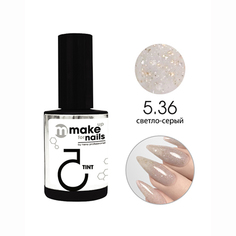 Nano Professional, База цветная Make up for nails Tint 5.36, 15 мл
