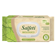 Salfeti, Влажные салфетки ECO Biologico, 72 шт.