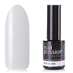 Nail Passion, База Milk Silver, 10 мл