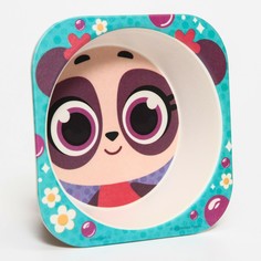 Миска из бамбука дракоша тоша