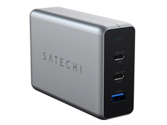 Зарядное устройство Satechi Compact Charger GaN Power USB Type-Cx2/USB Type-A Space Gray ST-TC100GM-EU