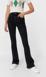 Stradivarius Расклешенные Джинсы С Эффектом Потертости 44