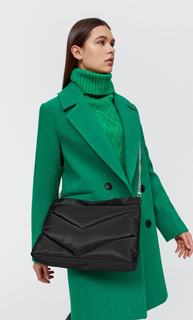 Stradivarius Стеганый Клатч Из Ткани Черный 103