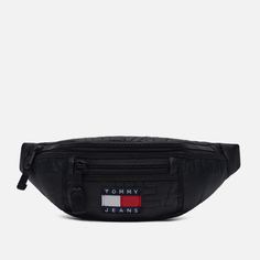 Сумка на пояс Tommy Jeans Heritage Puffer Bumbag, цвет чёрный