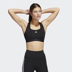 Спортивный бра Powerreact Medium-Support adidas Performance