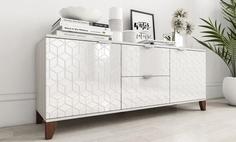 Комод Сканди 1 White глянец Smart