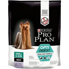 Сухой корм ProPlan Optidigest Grain Free Formula для взрослых собак мелких и карликовых пород с чувствительным пищеварением, индейка, 700гр