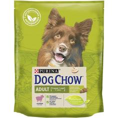 Сухой корм Dog Chow для взрослых собак, с ягненком, 800гр