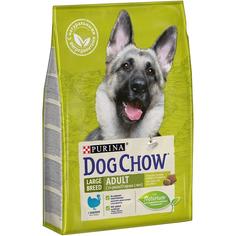 Сухой корм Dog Chow для взрослых собак крупных пород, с индейкой, 2,5кг