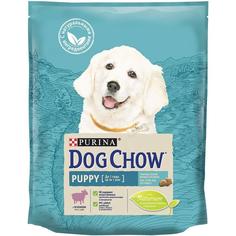 Сухой корм Dog Chow для щенков, с ягненком, 800гр