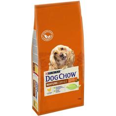 Сухой корм Dog Chow для взрослых собак старшего возраста, с курицей, 14кг