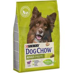 Сухой корм Dog Chow для взрослых собак, с ягненком, 2,5кг