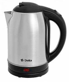 Чайник электрический Delta DL-1329, 2000Вт, 2л, черный Bit