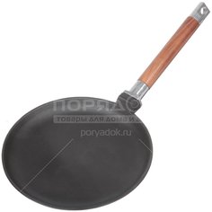 Блинница чугун, 22 см, Биол, 4221, съемная ручка, индукция