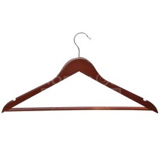 Вешалка-плечики для одежды, 45 см, дерево, венге, Vetta, 455025