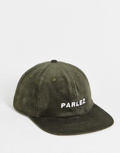 Зеленая вельветовая кепка Parlez Ladsun-Зеленый цвет