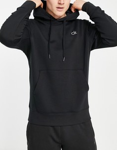 Черный худи с логотипом Calvin Klein Golf