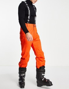 Оранжевые водонепроницаемые горнолыжные брюки из плотного материала Surfanic Comrade-Оранжевый цвет