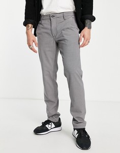 Узкие строгие брюки светло-бежевого цвета Selected Homme-Светло-бежевый цвет