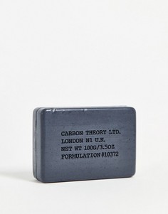 Очищающее мыло для лица против акне с древесным углем и маслом чайного дерева Carbon Theory, 100 г-Бесцветный