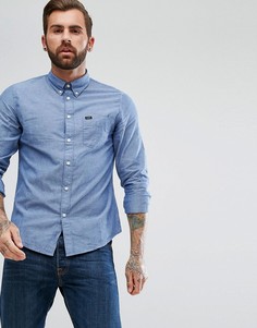 Оксфордская рубашка на пуговицах Lee Jeans-Синий