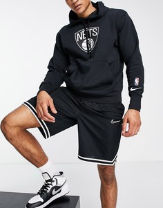 Черный худи Nike Basketball NBA Brooklyn Nets