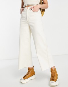 Белые джинсы с завышенной талией и широкими штанинами Wrangler-Белый