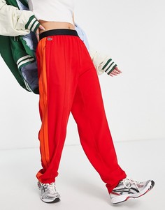 Красные спортивные брюки Lacoste-Красный