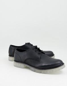 Черные туфли на шнуровке Schuh Reece-Черный цвет