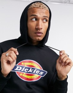 Черный худи с логотипом Dickies-Черный цвет