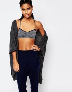 Укороченный топ-бюстье South Beach-Серый