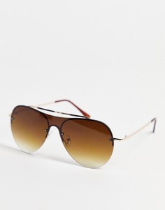 Солнцезащитные очки-авиаторы AJ Morgan Futurama-Коричневый цвет