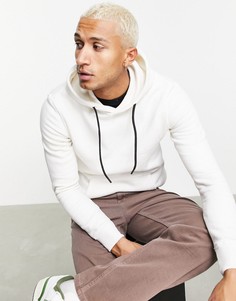 Белый худи Bershka