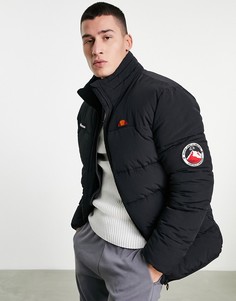 Черная дутая куртка ellesse – эксклюзивно для ASOS-Черный цвет