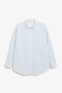 Рубашка оверсайз в полоску Monki
