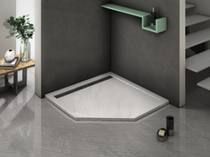 Поддон из литого мрамора 90x90 см WeltWasser WW TRP 90 STONE-WT 10000004363