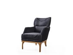 Кресло виченца графит (la neige) серый 75.0x103.0x80.0 см.