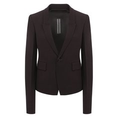 Жакет из шерсти и вискозы Rick Owens