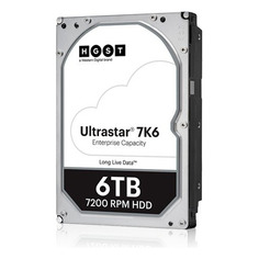 Жесткий диск HGST Ultrastar 7K6 HUS726T6TALE6L4, 6ТБ, HDD, SATA III, 3.5" [0b36039]