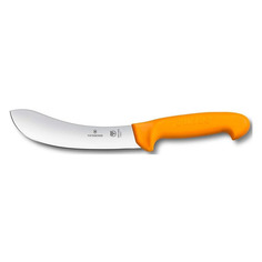 Нож кухонный Victorinox Swibo, разделочный, 150мм, заточка прямая, стальной, желтый [5.8427.15]