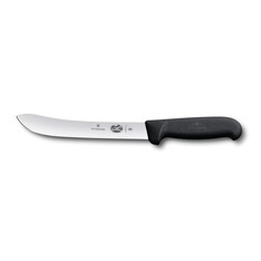 Нож кухонный Victorinox Swibo, разделочный, 180мм, заточка прямая, стальной, черный [5.7603.18]