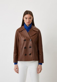 Куртка кожаная Weekend Max Mara PEPLO