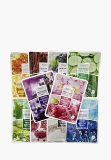 Маски для лица 10 шт. Deoproce увлажняющие и укрепляющие, с антивозрастным эффектом