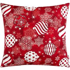 Подушка «Новогодние традиции» 40х30 см цвет красный Altali