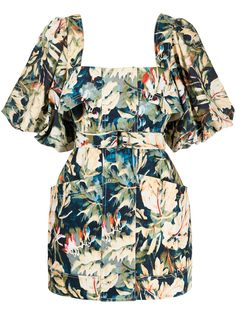 Acler платье мини Lovell с цветочным принтом