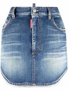 Dsquared2 джинсовая мини-юбка