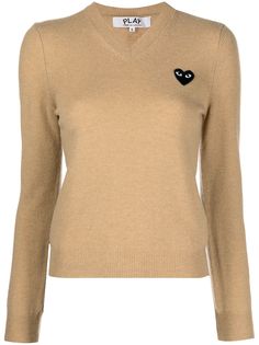 Comme Des Garçons Play джемпер с нашивкой