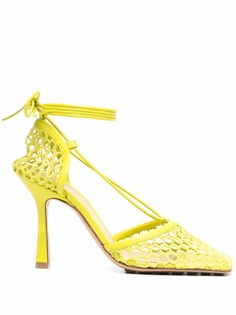 Bottega Veneta туфли с квадратным носком и ремешками